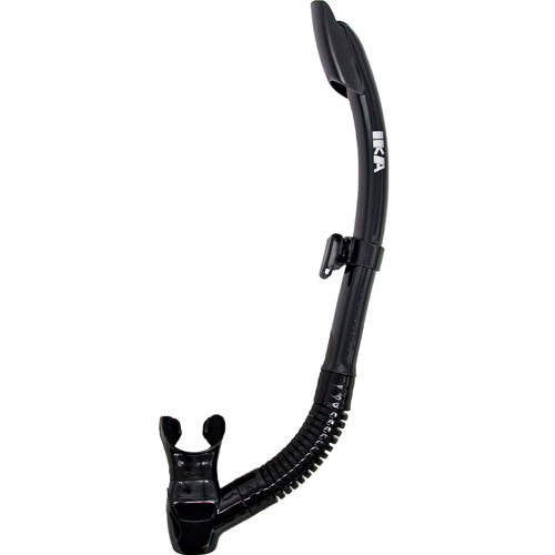 Genesis Ika Semi Dry Snorkel Black/Black Silicone